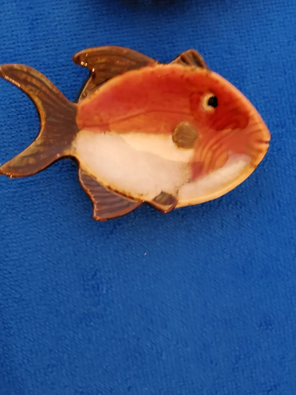 Pier 1 Ceramic Fish Soy Sauce / Teabag Dish